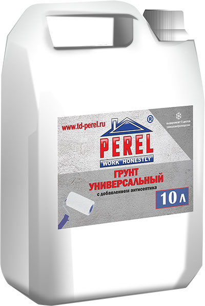Грунтовка универсальная антисептическая Perel Uniprim, 10 л в Троицке по низкой цене
