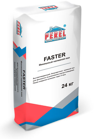 0732 Faster Наливной пол PEREL  24 кг в Троицке по низкой цене