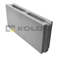 перегородочный пустотелый блок (бетонный) 390х80х188 - серый колдиз Троицк купить