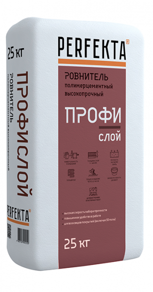 Ровнитель для пола Perfekta полимерцементный высокопрочный ПРОФИслой 25 кг в Троицке по низкой цене