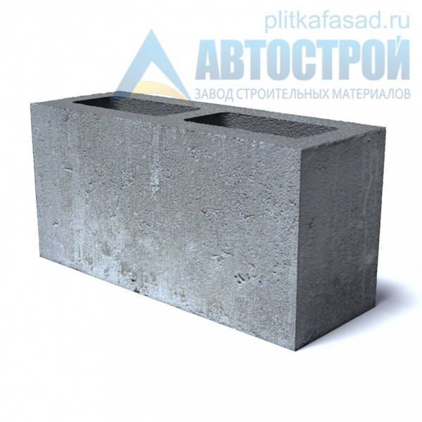 Блок бетонный для межквартирных перегородок 120х190х390 мм пустотелый А-Строй в Троицке по низкой цене