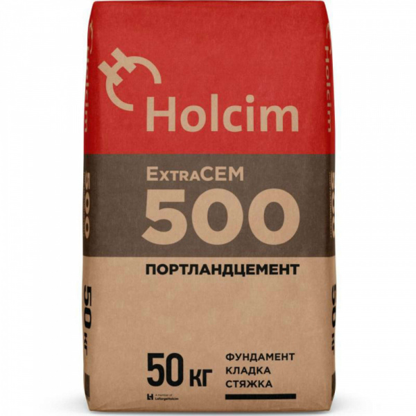Цемент Holcim ExtraCEM 500 Портландцемент II/А-И 42,5 Б, 50кг в Троицке по низкой цене
