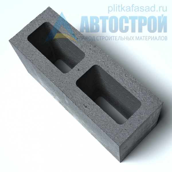 Блок керамзито­бетонный для перегородок 120х190(188)х390 мм пустотелый  А-Строй в Троицке по низкой цене